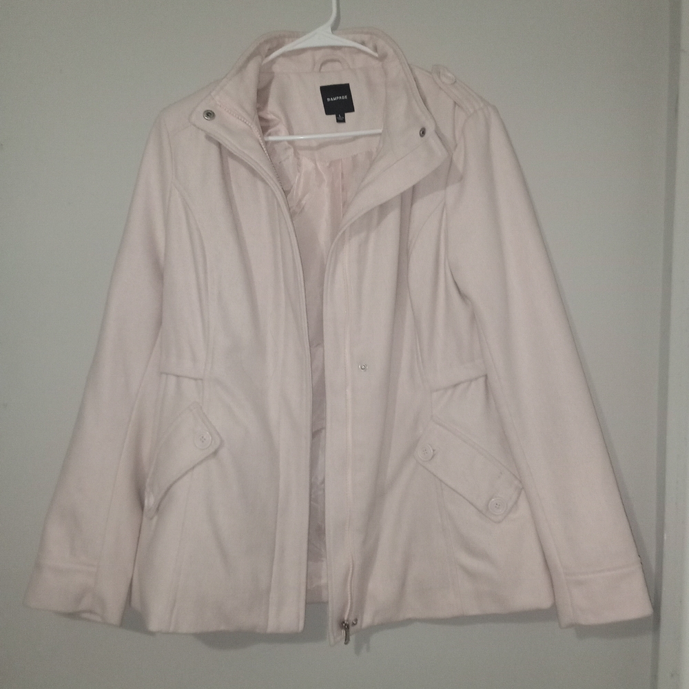 Rampage Women's Light Pink Utility Jacket